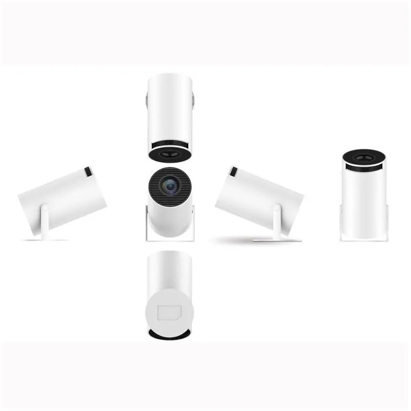 HY300Pro+ 高清家庭投影機 170流明 720P解像度 支援藍牙 Wi-Fi 手動對焦 支援1080P及4k解碼 投影機家用 (連支架)