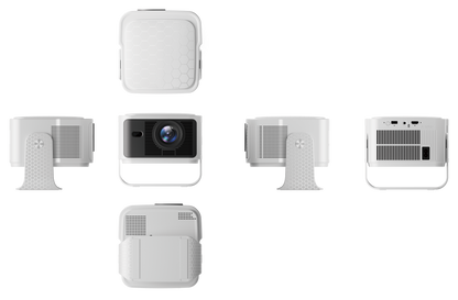 HY350MAX 1080P 智能家庭投影機｜500 ANSI 流明｜Android 14｜自動對焦｜Wi-Fi 6＋藍牙｜支援 4K 解碼（連支架）